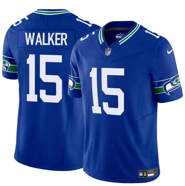 PJ Walker Seattle Seahawks royal FUSE jersey