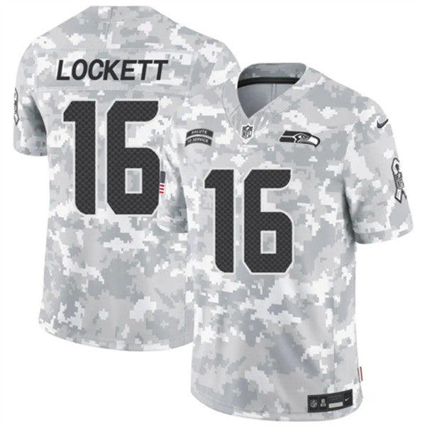Tyler Lockett Seattle Seahawks camo Salute To Service jersey