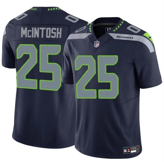 Kenny McIntosh Seattle Seahawks navy FUSE jersey
