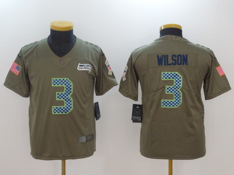 Russell Wilson Seattle Seahawks Salute To Service jersey