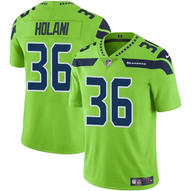 George Holani Seattle Seahawks green jersey