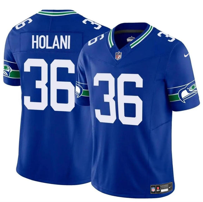 George Holani Seattle Seahawks royal FUSE jersey