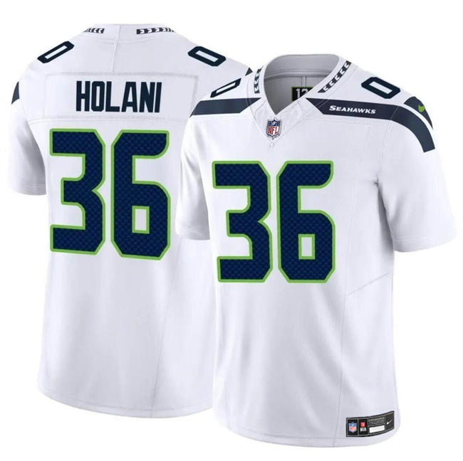 George Holani Seattle Seahawks white FUSE jersey