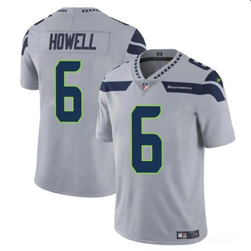 Sam Howell Seattle Seahawks gray jersey