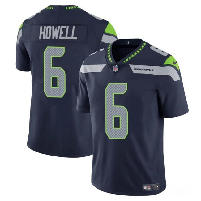 Sam Howell Seattle Seahawks navy jersey