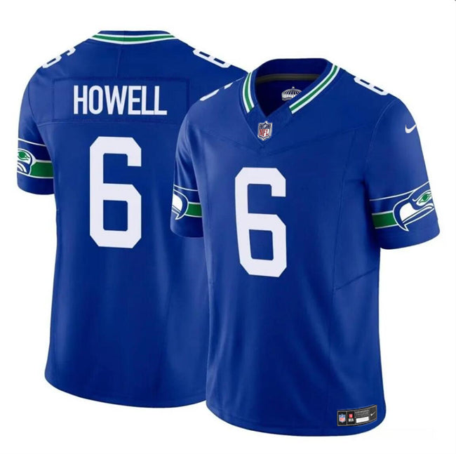 Sam Howell Seattle Seahawks royal FUSE jersey