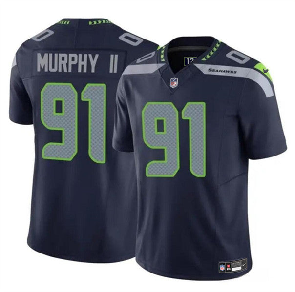 Byron Murphy II Seattle Seahawks navy FUSE jersey