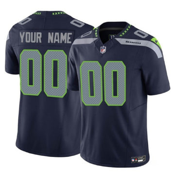 Custom Seattle Seahawks navy FUSE jersey