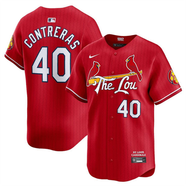 Willson Contreras St. Louis Cardinals red City Connect jersey