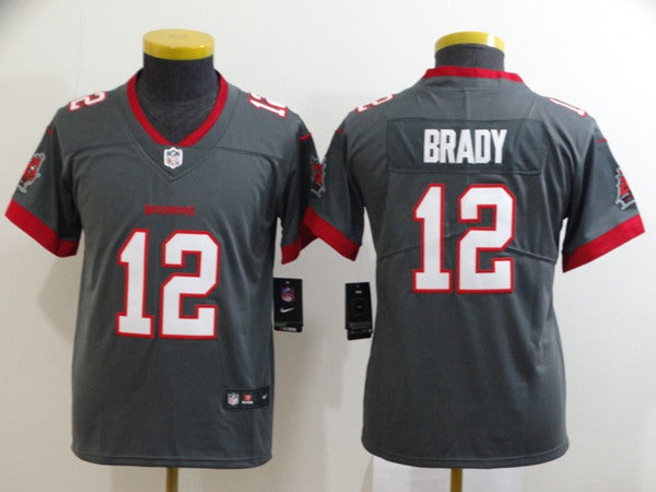 Tom Brady Tampa Bay Buccaneers grey jersey