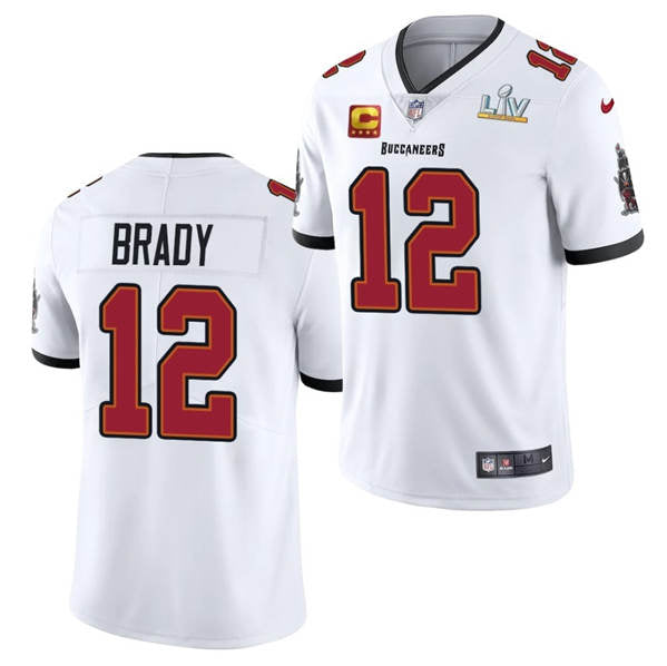 Tom Brady Tampa Bay Buccaneers white jersey
