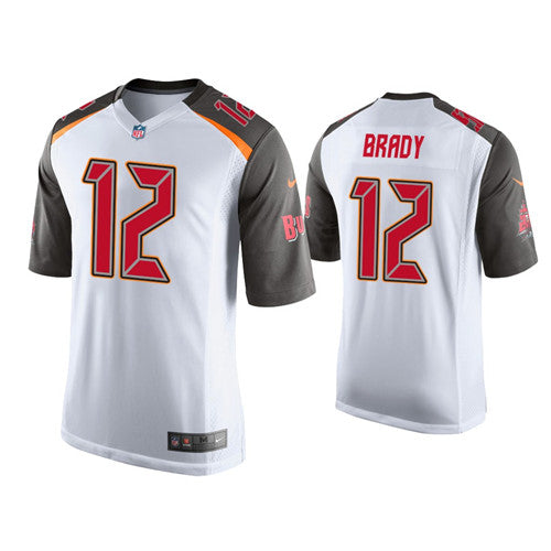 Tom Brady Tampa Bay Buccaneers white jersey