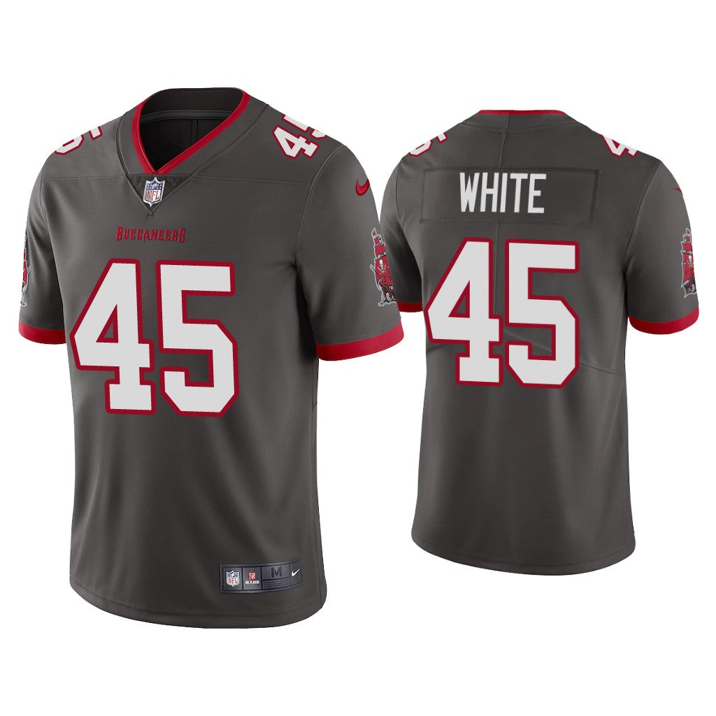 Devin White Tampa Bay Buccaneers grey jersey