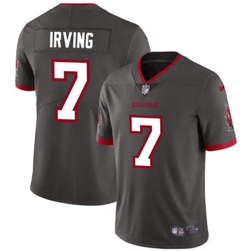 Bucky Irving Tampa Bay Buccaneers gray jersey