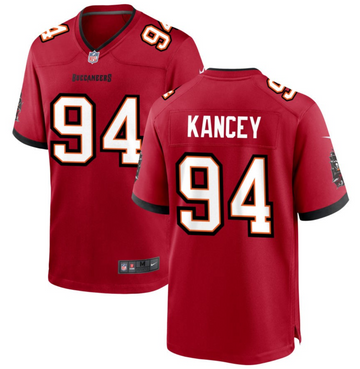 Calijah Kancey Tampa Bay Buccaneers red Game jersey