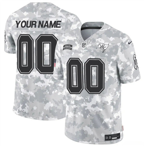 Custom Tampa Bay Buccaneers camo Salute To Service jersey