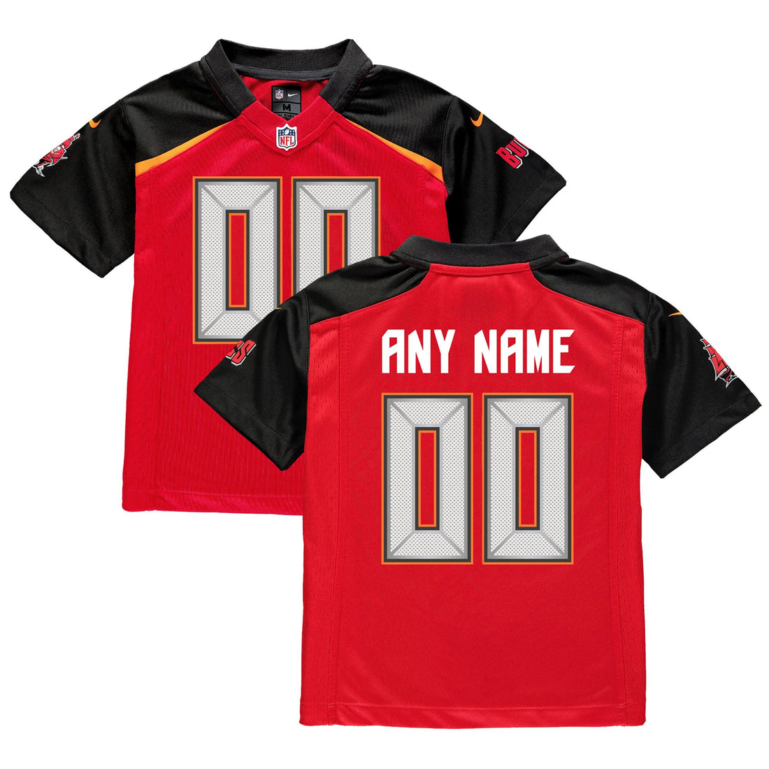 Custom Tampa Bay Buccaneers red jersey