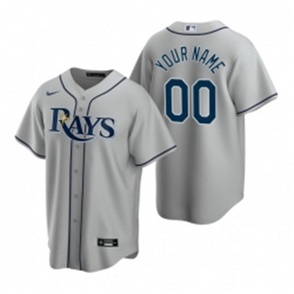Custom Tampa Bay Rays gray jersey