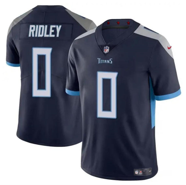 Calvin Ridley Tennessee Titans navy jersey