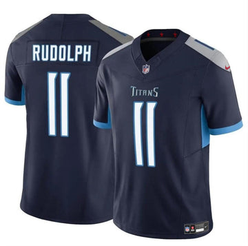 Mason Rudolph Tennessee Titans navy FUSE jersey