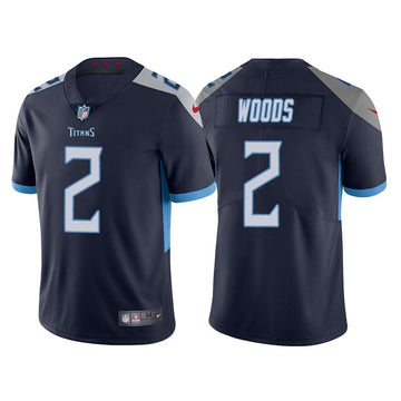 Robert Woods Tennessee Titans navy jersey