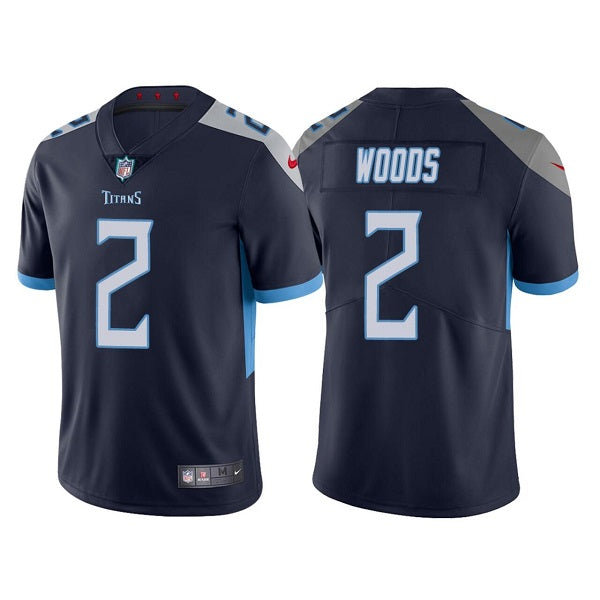 Robert Woods Tennessee Titans navy jersey