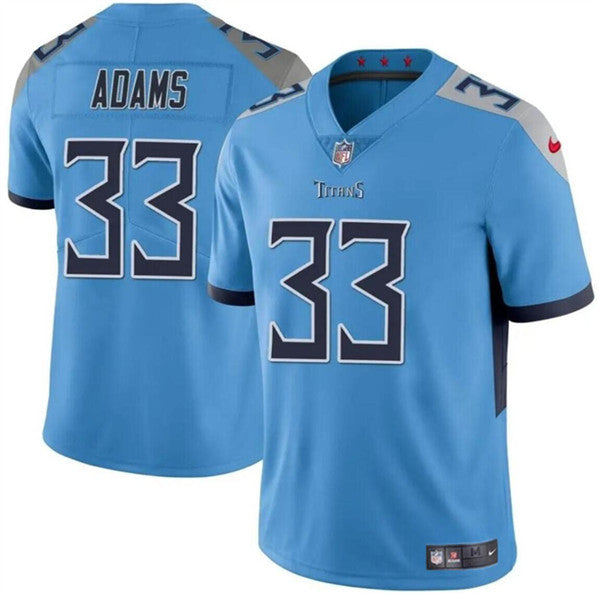 Jamel Adams Tennessee Titans blue jersey