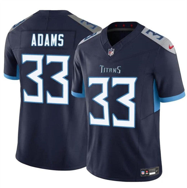 Jamel Adams Tennessee Titans navy FUSE jersey