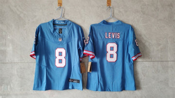 Will Levis Tennessee Titans blue FUSE jersey