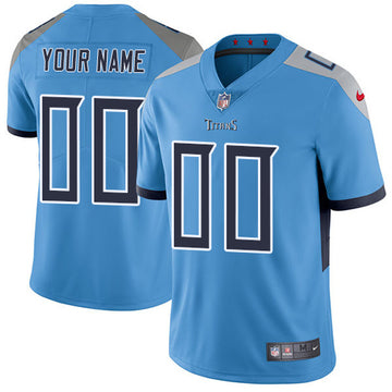 Custom Tennessee Titans blue jersey