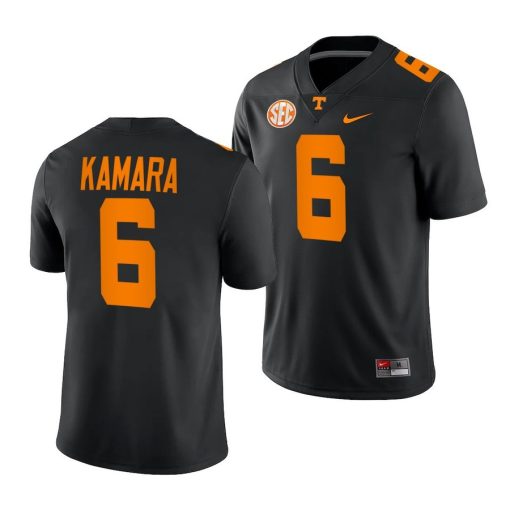 Custom Tennessee Volunteers black jersey