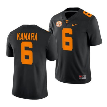 Custom Tennessee Volunteers black jersey