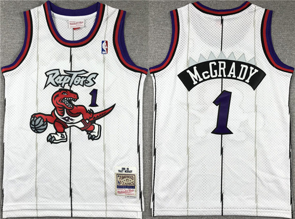 Tracy Mcgrady Toronto Raptors white jersey
