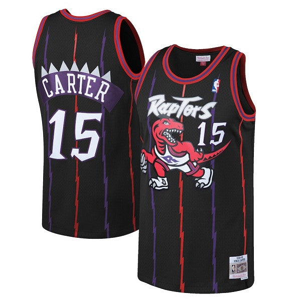 Vince Carter Toronto Raptors black Throwback jersey