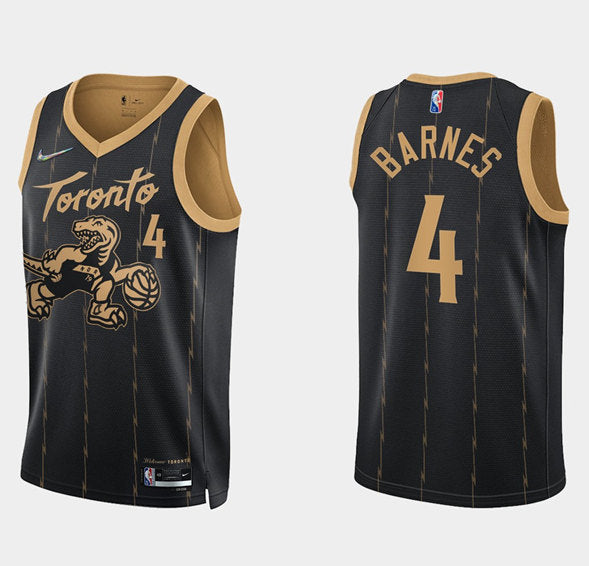 Scottie Barnes Toronto Raptors black City Edition jersey