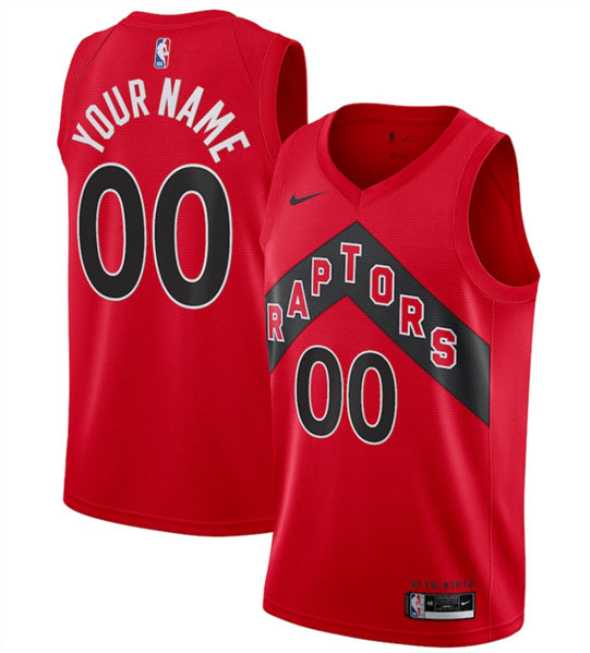 Custom Toronto Raptors red jersey