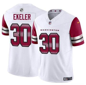 Austin Ekeler Washington Commanders white FUSE jersey