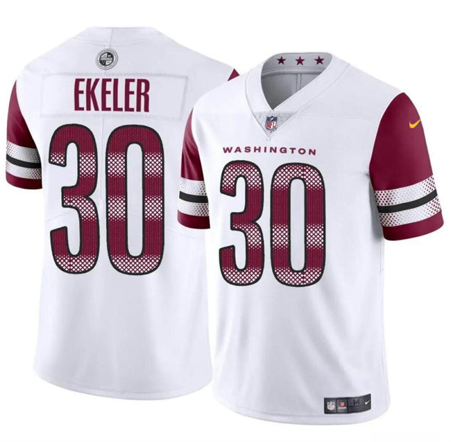Austin Ekeler Washington Commanders white jersey
