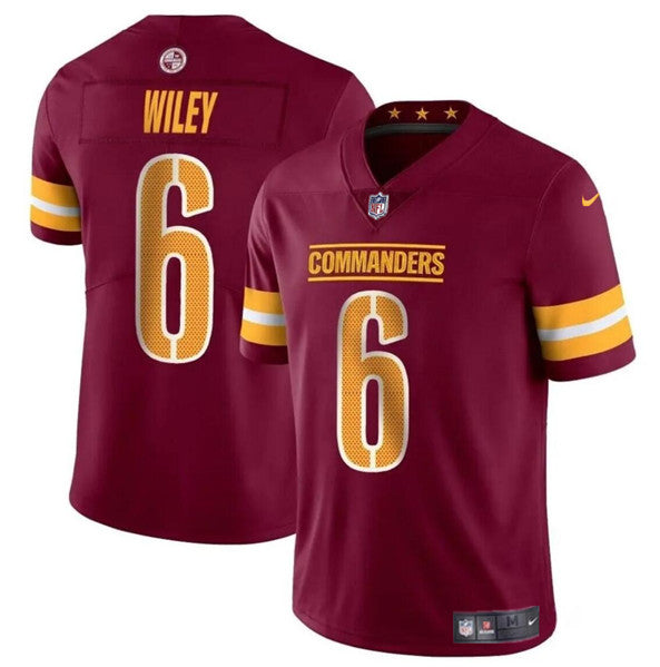 Michael Wiley Washington Commanders burgundy jersey