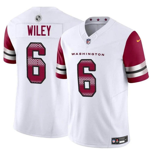 Michael Wiley Washington Commanders white FUSE jersey