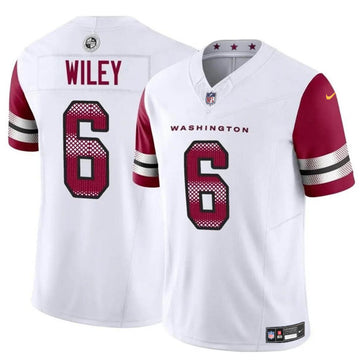 Michael Wiley Washington Commanders white FUSE jersey