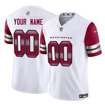Custom Washington Commanders white FUSE jersey