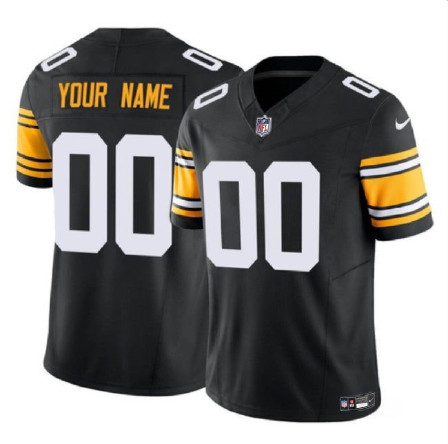 Custom Pittsburgh Steelers black FUSE jersey