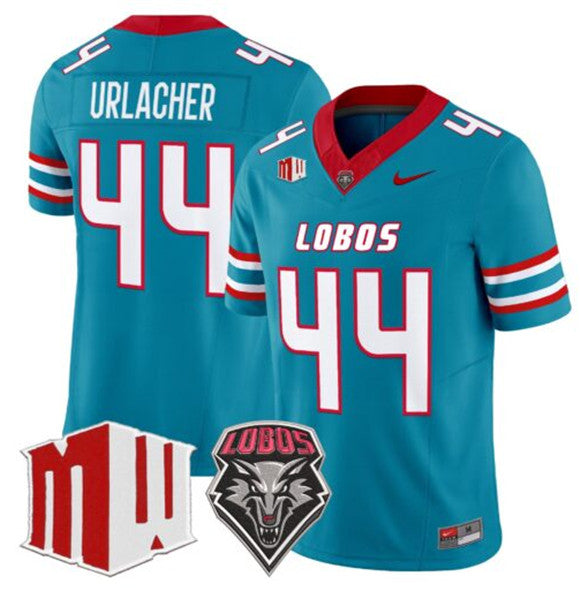 Brian Urlacher New Mexico Lobos turquoise Vapor jersey
