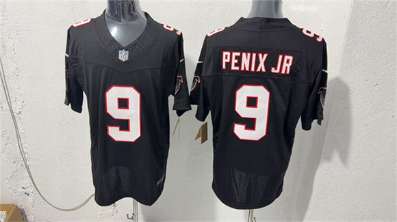 Michael Penix Jr Atlanta Falcons black Vapor jersey