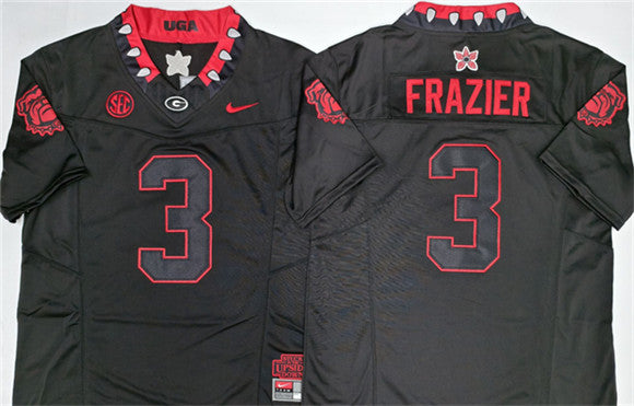 Nate Frazier Georgia Bulldogs black jersey