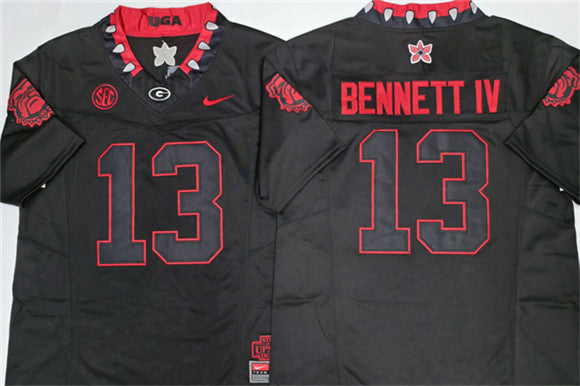Stetson Bennett IV Georgia Bulldogs white jersey