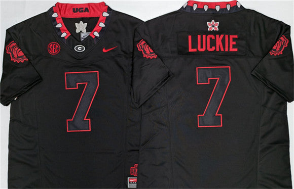 Lawson Luckie Georgia Bulldogs white jersey