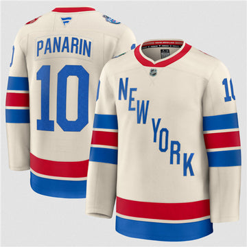 Artemi Panarin New York Rangers cream Winter Classic jersey