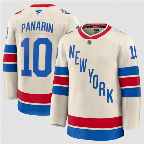 Artemi Panarin New York Rangers cream Winter Classic jersey